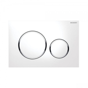 Geberit Sigma20 bedieningspaneel wit chroom 115882KJ1