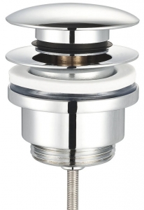 IB wastafelplug 1.1/4" pop up waste met overloop chroom 953265151
